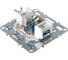 Телевизионная 1-местная розетка STEKKER 75 Ом, механизм, белый PST00-9108-01 39315 10