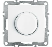Диммирующий выключатель STEKKER механизм, 250В, 600W, серия Эрна, белый PSW10-9106-01 39313