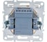 1-клавишный выключатель STEKKER механизм, PSW10-9103-02, 250В, 10А, серия Эрна, слоновая кость 39322 10