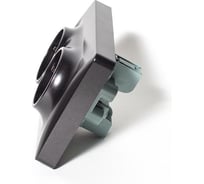 Розетка электрическая 2x2К+З SPL, 16А, 220-250V (антрацит) 6 шт. 201023