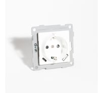 Розетка электрическая 2К+З/2xUSB A/C SPL, 125-250V (белый) 9 шт. 201005