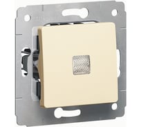 Переключатель на 2 направления Legrand Cariva с подсветкой, автоматические клеммы 10 АX 250 В~ слоновая кость 773726