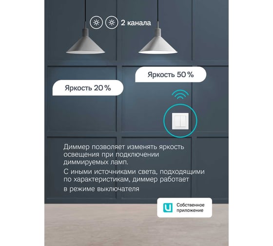 Диммер электрический  Lume-in Ujin ULI-WB-2С