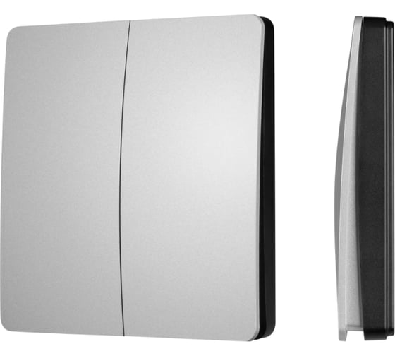Кнопочная панель INTELLIGENT ARLIGHT KINETIC-801-22-2G-WP-SUF Silver IAR 1шт 051682 1
