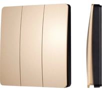 Кнопочная панель INTELLIGENT ARLIGHT KINETIC-801-22-3G-WP-SUF Gold IARL, 1шт 051677