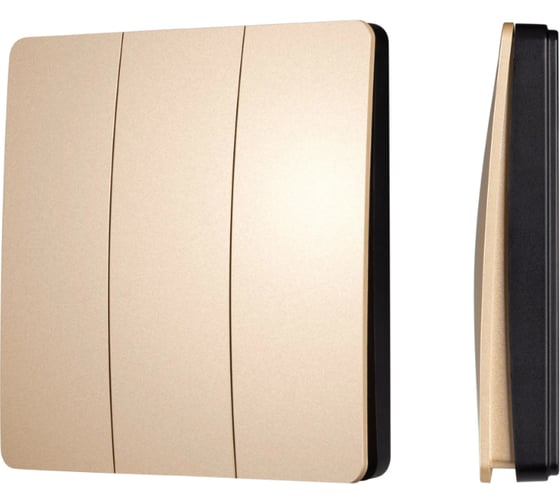 Кнопочная панель INTELLIGENT ARLIGHT KINETIC-801-22-3G-WP-SUF Gold IARL, 1шт 051677