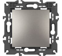 Выключатель ЭРА Elegance 14110116 , 10АХ250В, титан Б0065782