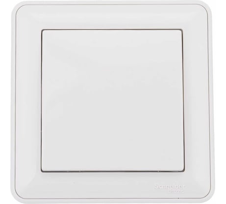 1-клавишный выключатель Systeme Electric скрытой проводки W59 10А IP20 10AX в сборе белый VS110-154-18