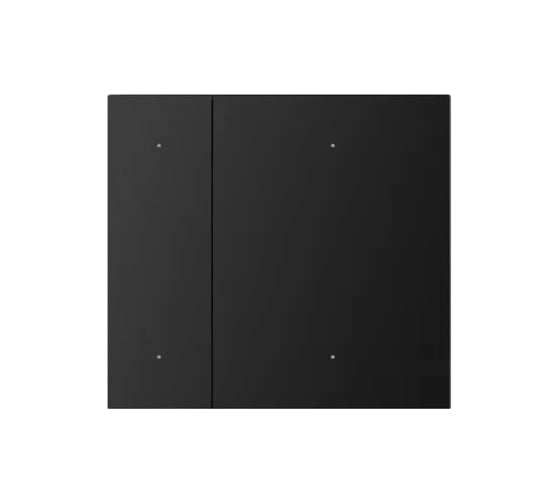 Накладка панели INTELLIGENT ARLIGHT KNX-23-2G-SUF Black 1шт 051097