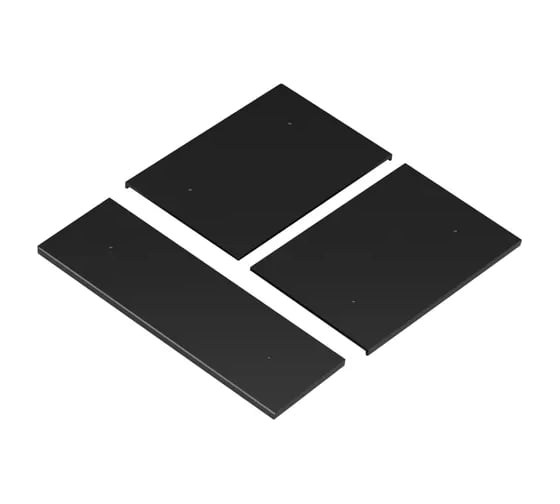 Накладка панели INTELLIGENT ARLIGHT KNX-23-3G-SUF Black 1шт 052876