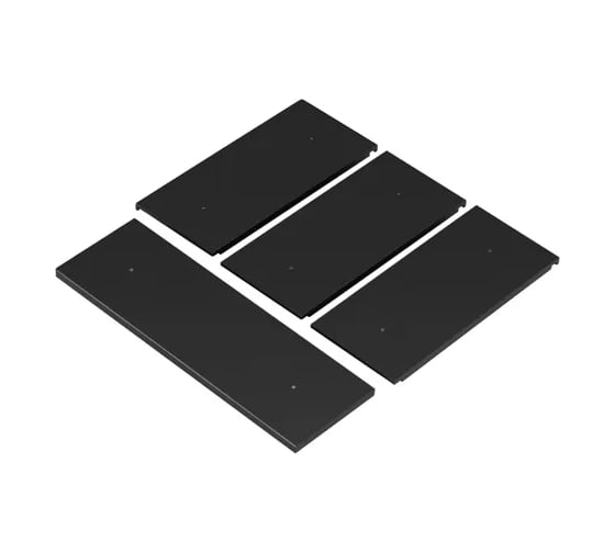 Накладка панели INTELLIGENT ARLIGHT KNX-23-4G-SUF Black 1шт 051083