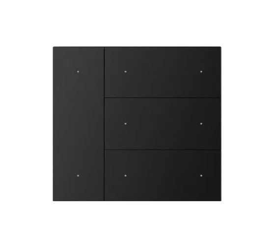 Накладка панели INTELLIGENT ARLIGHT KNX-23-4G-SUF Black 1шт 051083