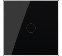 Одноклавишный сенсорный выключатель Bingoelec S1-101 черный 003