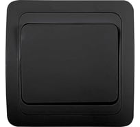 Выключатель одноклавишный IN HOME CLASSICO черный 2021B 4690612061078