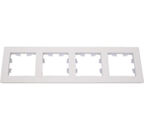 4-местная рамка Systeme Electric AtlasDesign Nature мрамор кремовый роял ATN343104