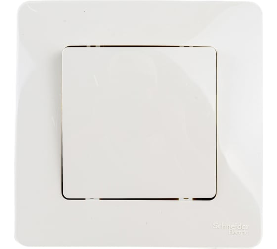 1-клавишный выключатель Systeme Electric скрытой проводки Blanca 10А IP20 1 250В бежевый BLNVS010107