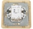 1-клавишный выключатель Systeme Electric скрытой проводки W59 10А IP20 10AX в сборе слоновая кость VS110-154-28 3