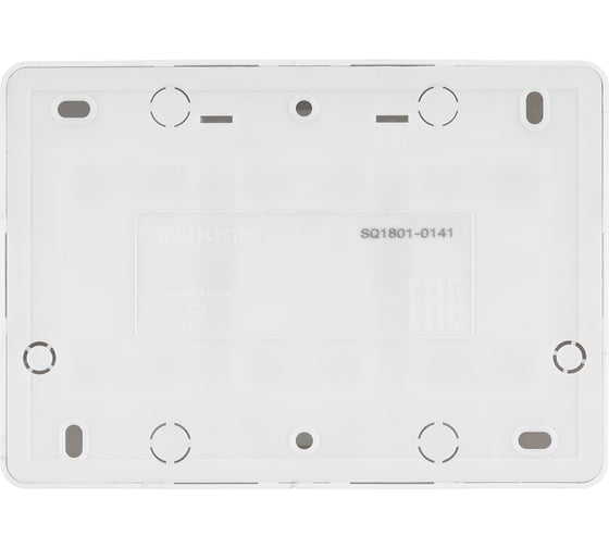 Розетка TDM ELECTRIC шестиместная, 2П, открытой установки, IP20, 10A, с защитными шторками, белая, Ладога SQ1801-0141