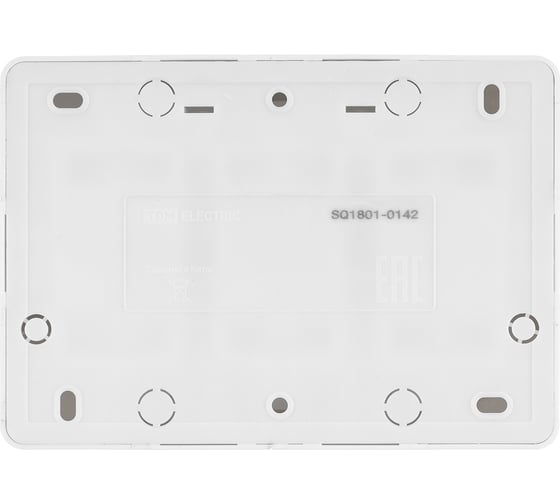 Розетка TDM ELECTRIC шестиместная, 2П+3, открытой установки, IP20, 16A, белая, Ладога SQ1801-0142