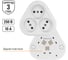 Розетка TDM ELECTRIC треугольная, 2П, открытой установки, IP20, 10A, белая, Ладога SQ1801-0136 3