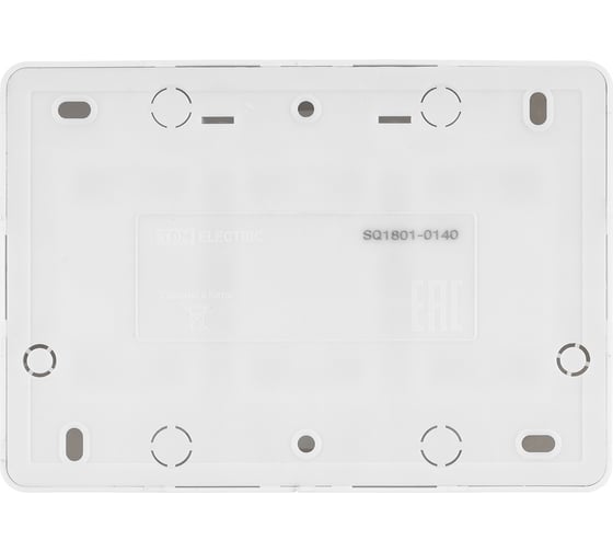 Розетка TDM ELECTRIC шестиместная, 2П, открытой установки, IP20, 10A, белая, Ладога SQ1801-0140