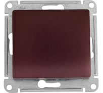 1-клавишный механизм выключателя Systeme Electric скрытой проводки Glossa 10А IP20 1 10AX баклажан GSL001111