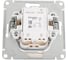 2-клавишный механизм выключателя Systeme Electric скрытой проводки W59 10А IP20 10AX слоновая кость VS510-252-2-86 3