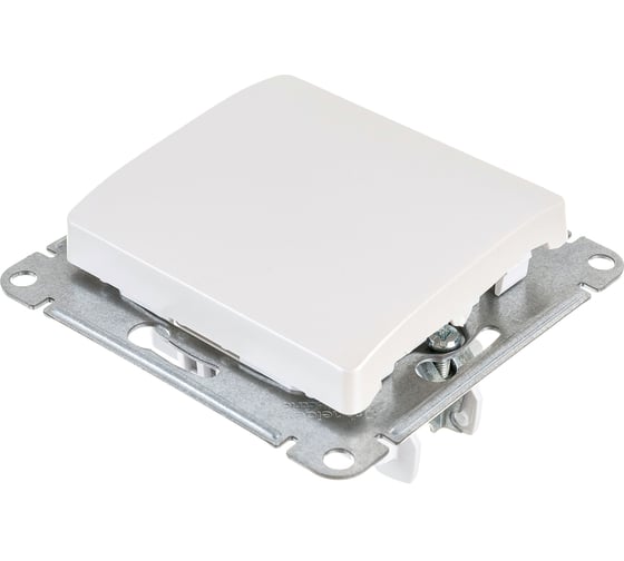 1-клавишный механизм выключателя Systeme Electric скрытой проводки Glossa 10А IP20 1 10AX перламутр GSL000611