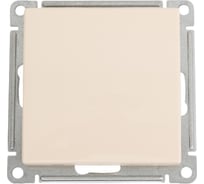 1-клавишный механизм выключателя Systeme Electric скрытой проводки W59 10А IP20 10AX слоновая кость VS110-154-2-86
