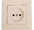 Розетка MAKEL б/з (Керамика) СП KAREA RIZZ 16А IP20 крем. 88010002 2