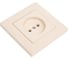 Розетка MAKEL б/з (Керамика) СП KAREA RIZZ 16А IP20 крем. 88010002 3