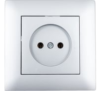 Розетка MAKEL б/з СП KAREA RIZZ 16А IP20 сереб. 88065022