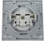 Розетка MAKEL б/з СП KAREA RIZZ 16А IP20 сереб. 88065022 2
