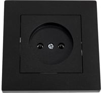 Розетка MAKEL б/з СП KAREA RIZZ 16А IP20 черн. 88054022