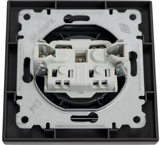 Розетка MAKEL б/з СП KAREA RIZZ 16А IP20 черн. 88054022