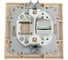 Розетка MAKEL компютерная CAT5 + гнездо СП KAREA RIZZ IP20 крем. 88010035 4