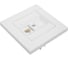 Розетка MAKEL компютерная CAT5 + гнездо СП KAREA RIZZ IP20 бел. 88001035 3