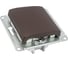 1-клавишный механизм переключателя Systeme Electric скрытой проводки Glossa 10А IP20 6 10AX шоколад GSL000861 1