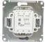 2-клавишный механизм переключателя Systeme Electric скрытой проводки Glossa 10А IP20 6/2 10AX титан GSL000465 3