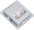 2-местный механизм компьютерной розетки Systeme Electric AtlasDesign RJ45 + RJ45 категории 5e алюминий ATN000385 2