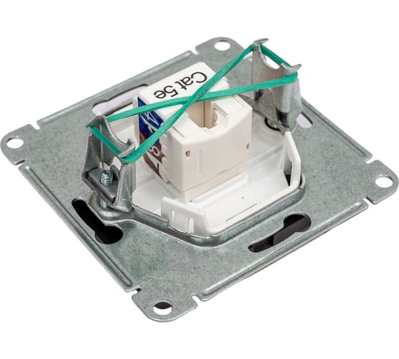 1-местный механизм компьютерной розетки Systeme Electric Glossa RJ45 категории 5е графит GSL001381K