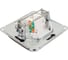 1-местный механизм компьютерной розетки Systeme Electric Glossa RJ45 категории 5е шоколад GSL000881K 4