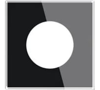 Рамка Arlight стеклянная FRM-GLARE-GC-1-BK 1шт 043833