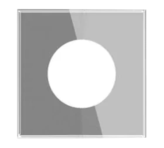 Рамка Arlight стеклянная FRM-GLARE-GC-1-GR 1шт 043834 1