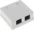 Компьютерная розетка Retic на 2 порта RJ-45, 8p8c, Retic cat. 6, на плате 10 шт J-8P8C-C6-2P-TWCS/10 1