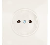 Розетка Lezard ZIMA без заземления, ПБТ, слоновая кость, безвинтовой зажим/клемма 704-9088-121BQC