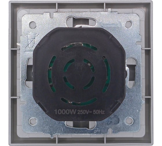 Диммер Lezard ZIMA 1000W серый матовый 704-7488-157