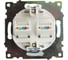 Механизм розетки компьютерной 2-местной STEKKER RJ-45, GLS00-7109-01, серия Катрин, белый, 50003 8