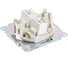 Механизм розетки компьютерной 2-местной STEKKER RJ-45, GLS00-7109-08, серия Катрин, золото, 50009 7