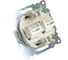 Механизм розетки компьютерной 2-местной STEKKER RJ-45, GLS00-7109-08, серия Катрин, золото, 50009 8